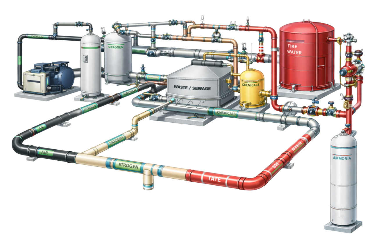 Process & Utility Piping Networks